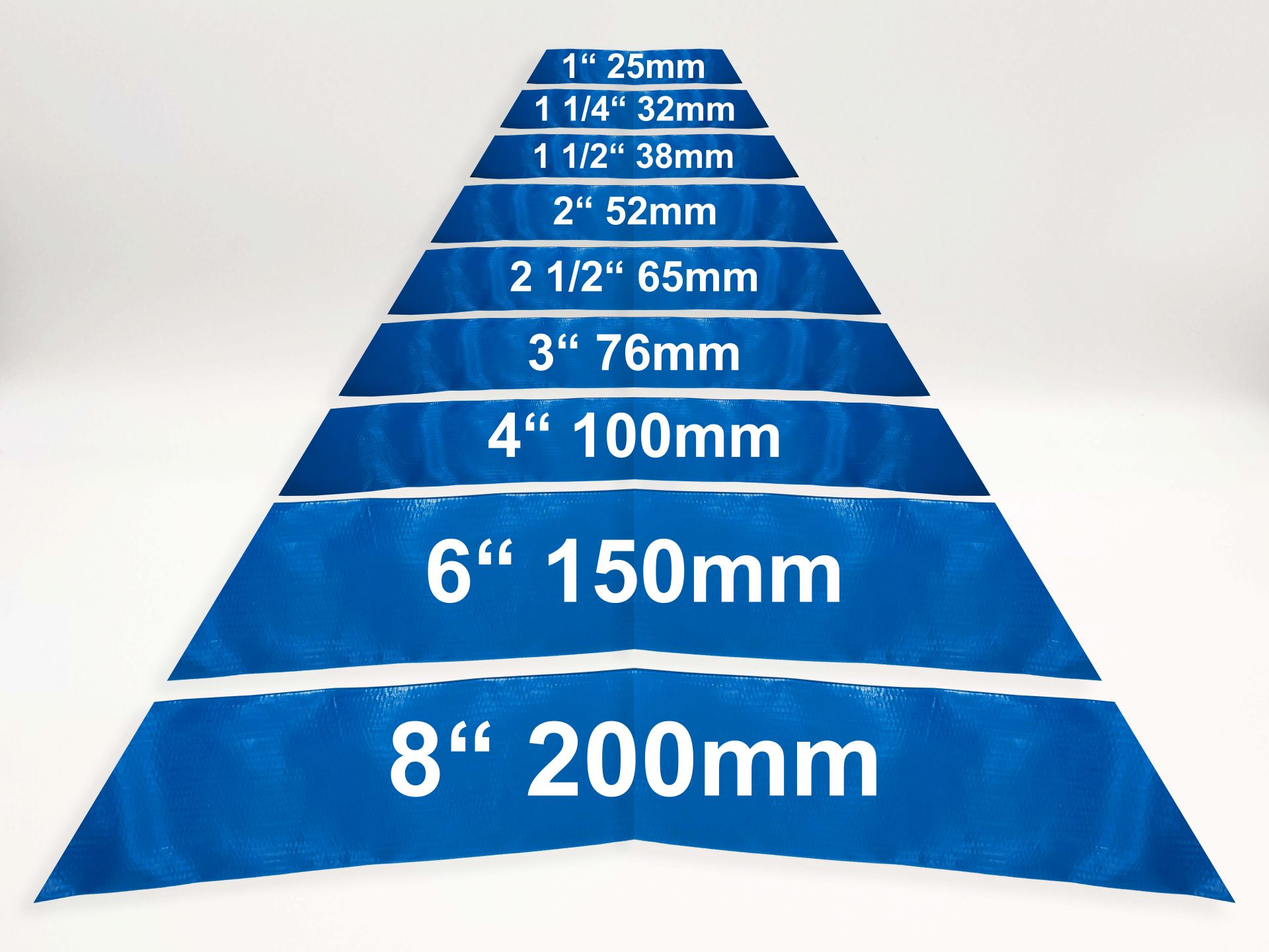 Hengrongshen Gewebeschlauch 1 1/4 Zoll - 10m Flachschlauch Mit Schlauchschellen